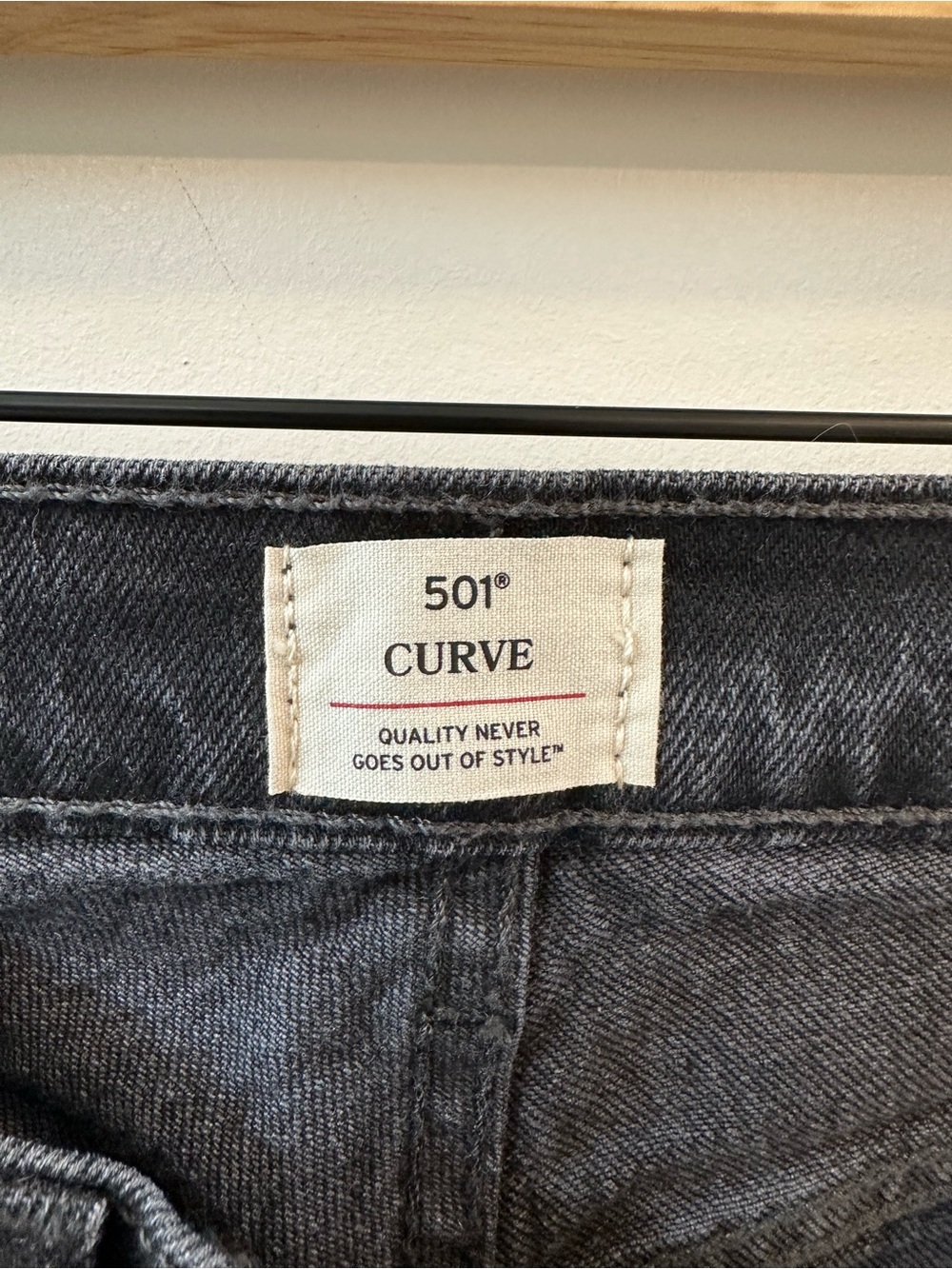 Levi's Women's 501® Curve Straight Leg Jeans - Charcoal